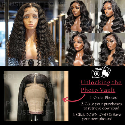 Ultimate HD Lace Wig Bundle | Stock Images for Hair Pros | Hair Extensions & More | 150 Hair Stock Photos