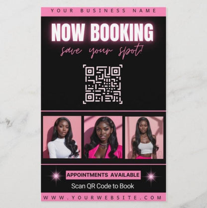 Qr Code Business Cards | Ig Business Card | Hair Stylist | Instagram Business Card Template | Beauty Business Card | Instagram Influencer