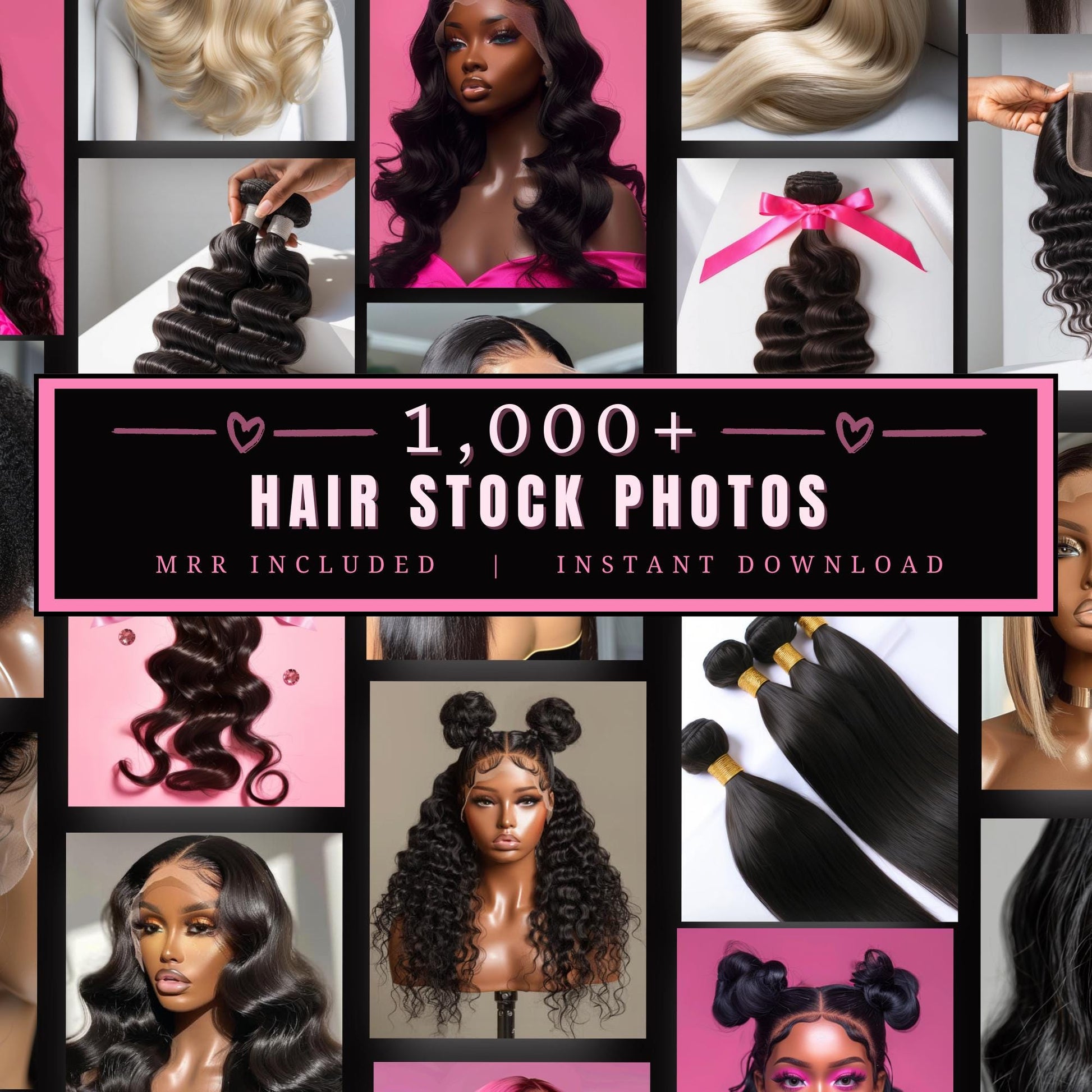 Hair Extension Stock Photos | Commercial Use | Model Photos | Stock Image | Virgin Hair | Lace Front Wig | Hair Price List | Beauty Stock