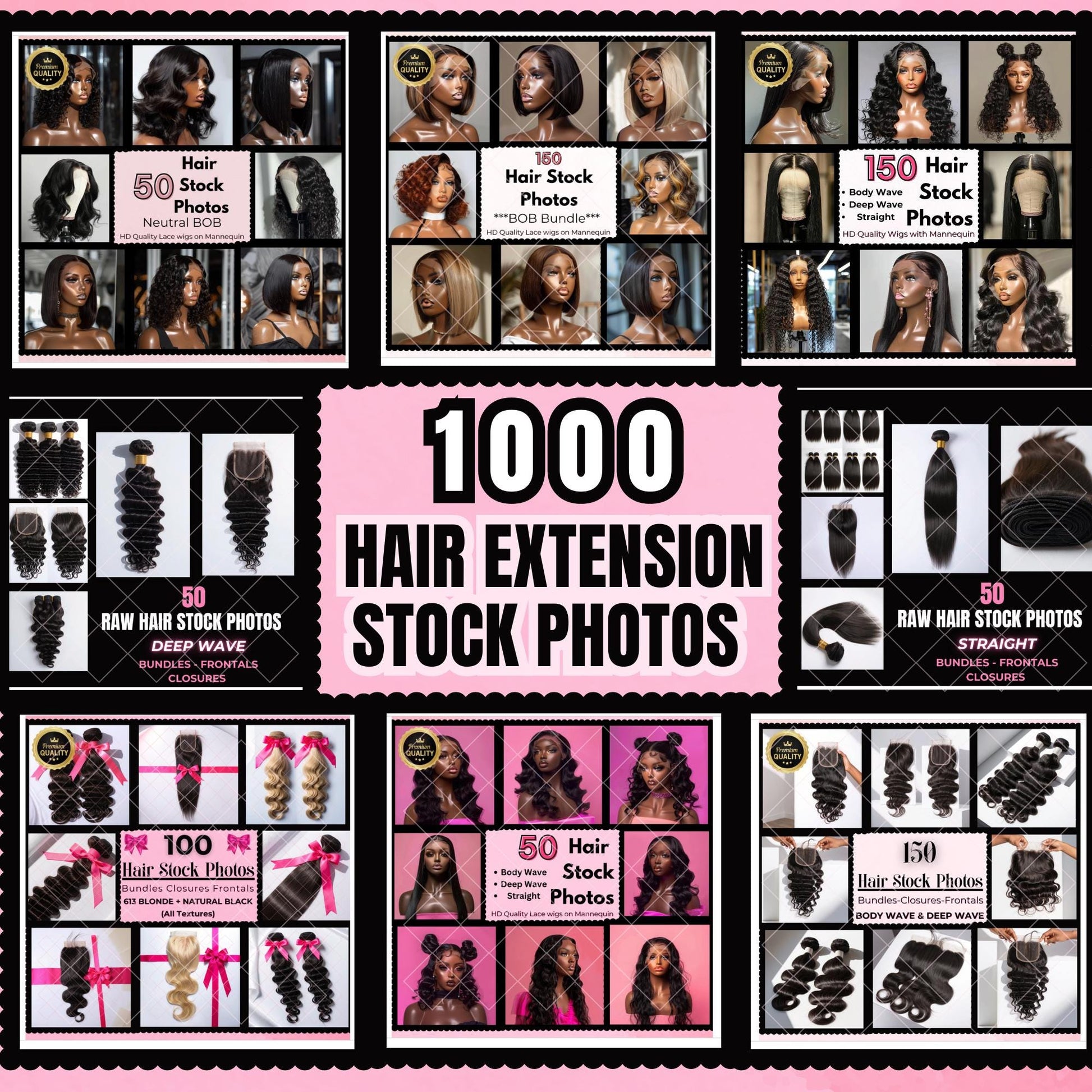 Hair Extension Stock Photos | Commercial Use | Model Photos | Stock Image | Virgin Hair | Lace Front Wig | Hair Price List | Beauty Stock