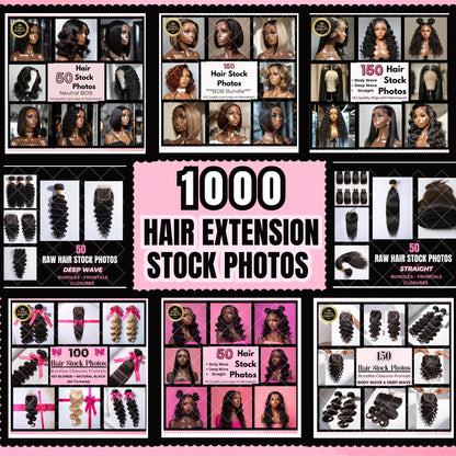 Hair Extension Stock Photos | Commercial Use | Model Photos | Stock Image | Virgin Hair | Lace Front Wig | Hair Price List | Beauty Stock