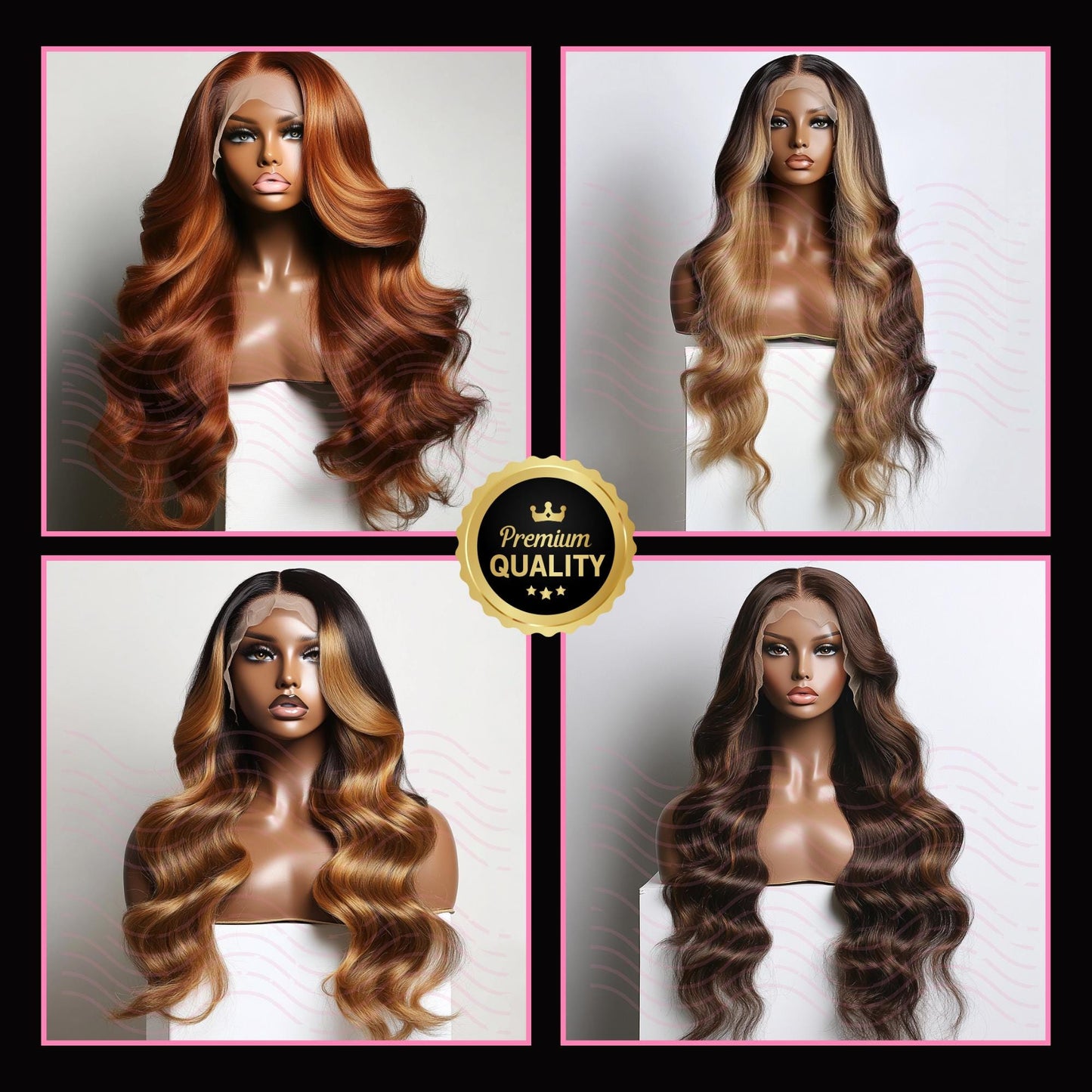 Hair Stock Photos | Hair EXTENSIONS | Body Wave | Stock Models | Black Woman | Wig Model | Ai Stock Photos | Makeup Stock Photos | Ai Art