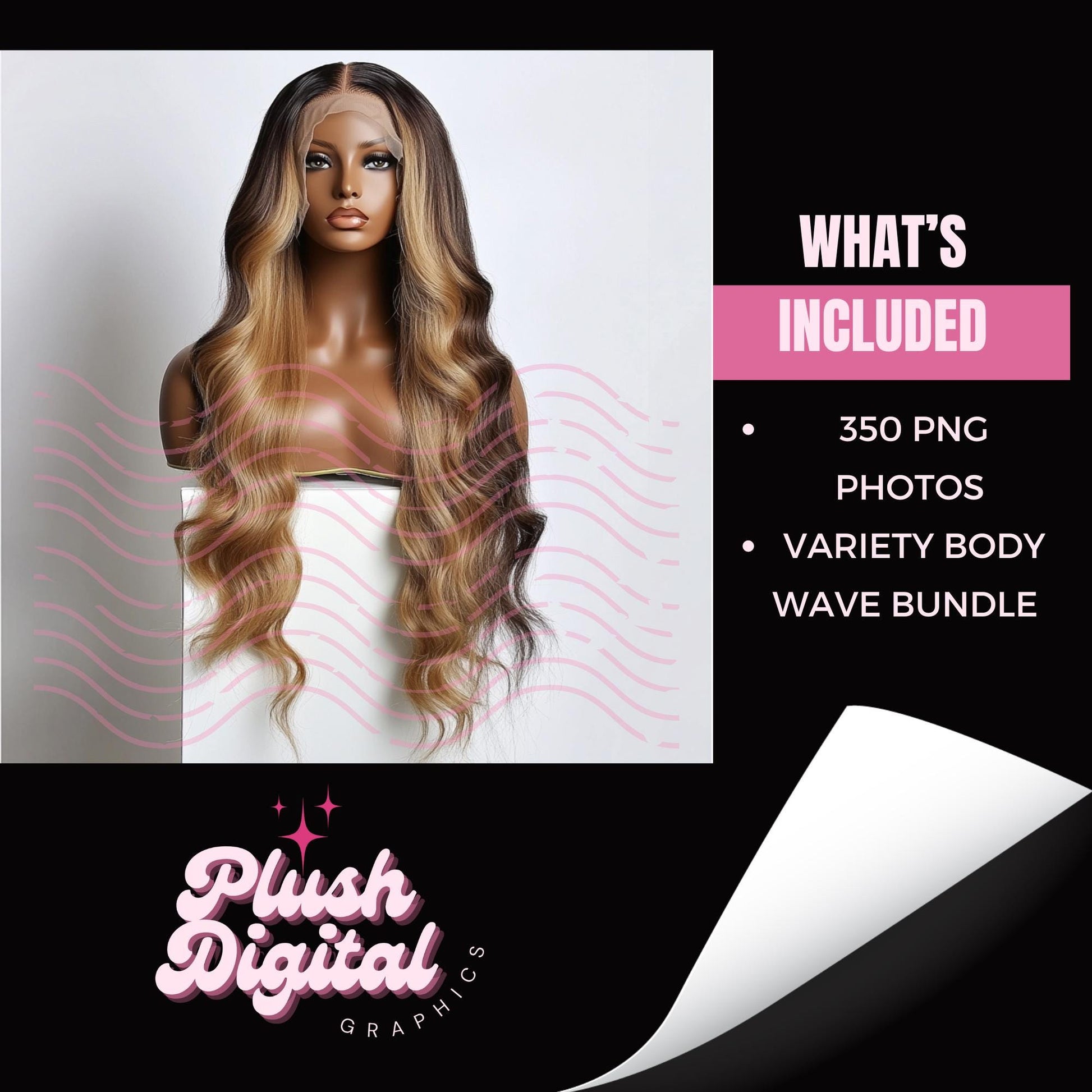 Hair Stock Photos | Hair EXTENSIONS | Body Wave | Stock Models | Black Woman | Wig Model | Ai Stock Photos | Makeup Stock Photos | Ai Art