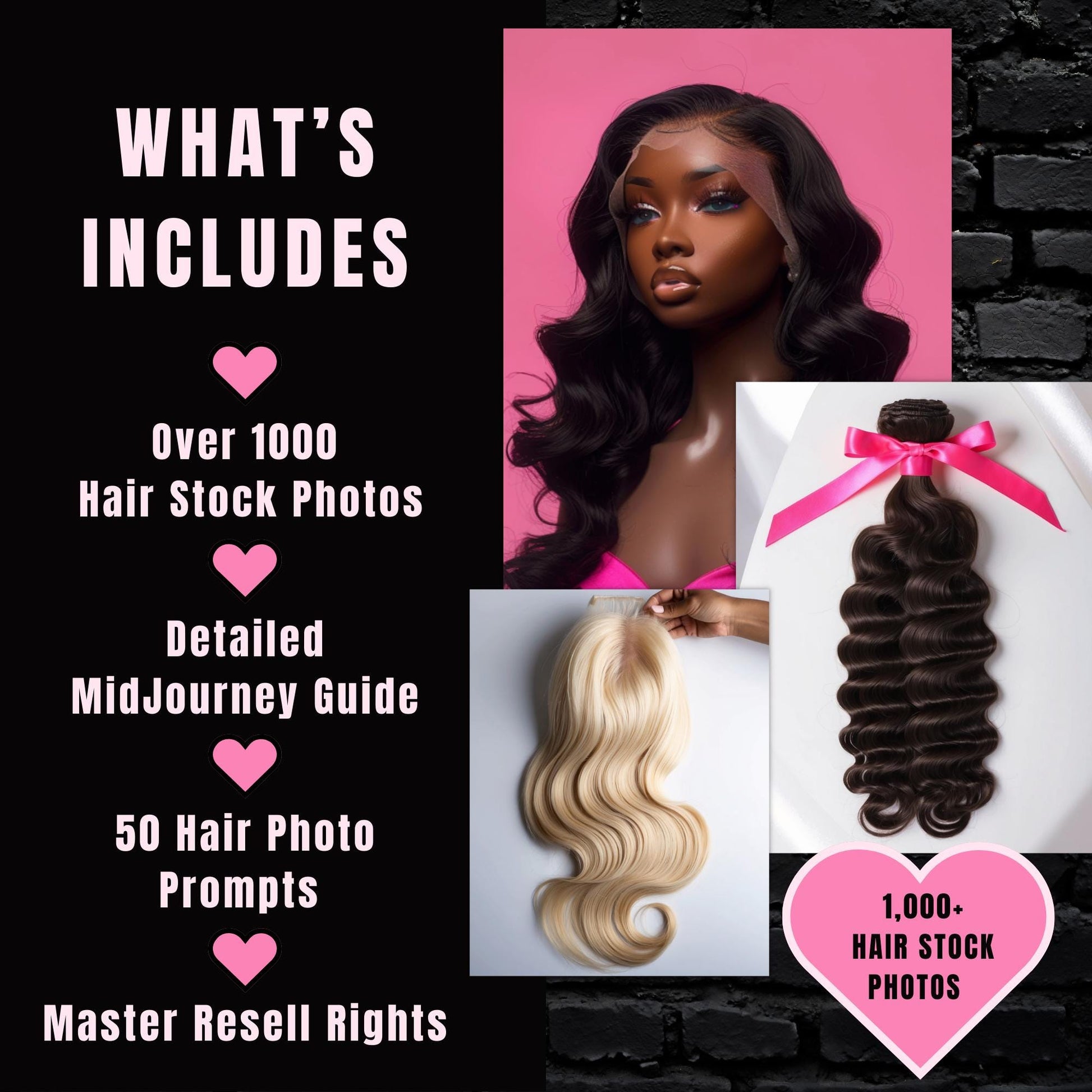 Hair Extension Stock Photos | Commercial Use | Model Photos | Stock Image | Virgin Hair | Lace Front Wig | Hair Price List | Beauty Stock