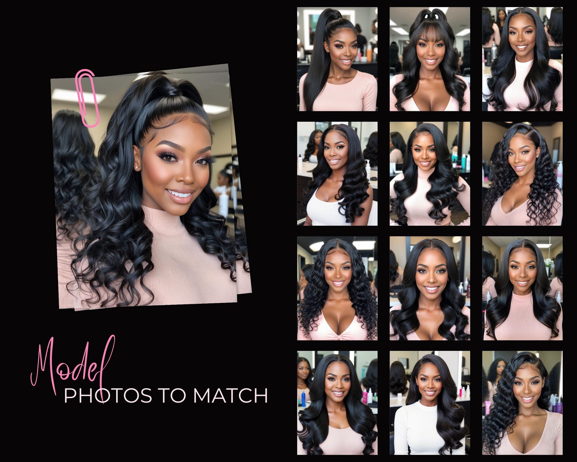 350 Hair Stock Photos | Ai Model | Makeup Stock Photos | Wig Model | African American Model | Hair Extensions | Hair Stock Images