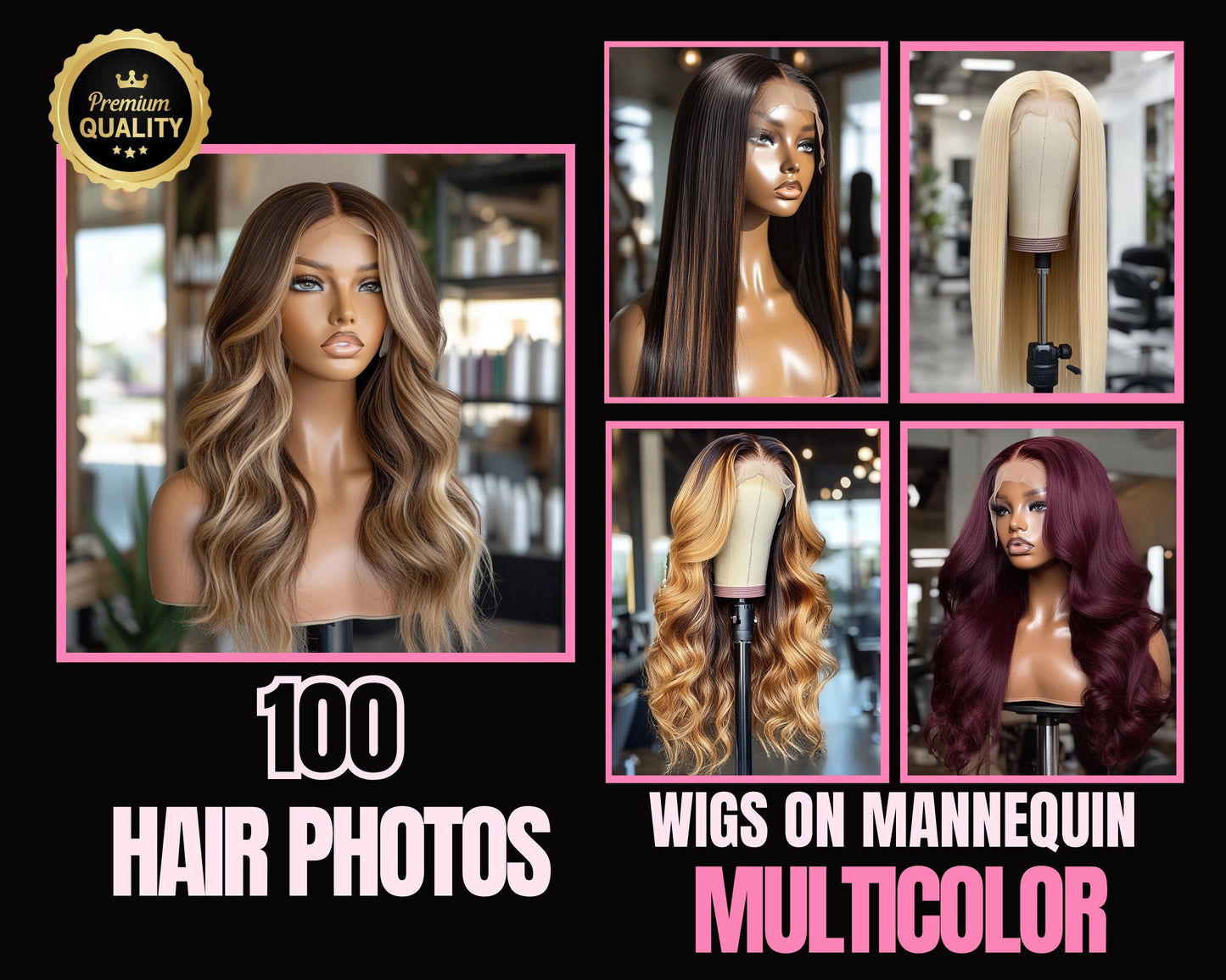 Hair Stock Photos | Black Woman | Hair Price List | Black Model | Beauty Stock | Hair Salon | Commercial Use | Wig Stock Photos