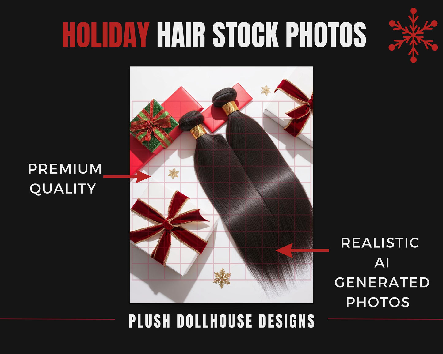 Holiday Hair Inspiration: 60 Christmas Stock Photos Available Now!