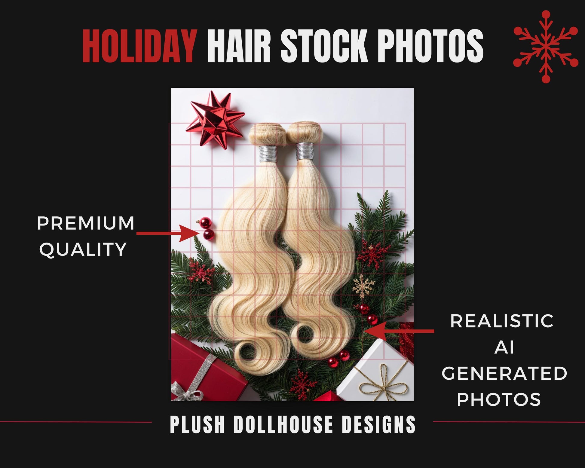 Holiday Hair Inspiration: 60 Christmas Stock Photos Available Now!