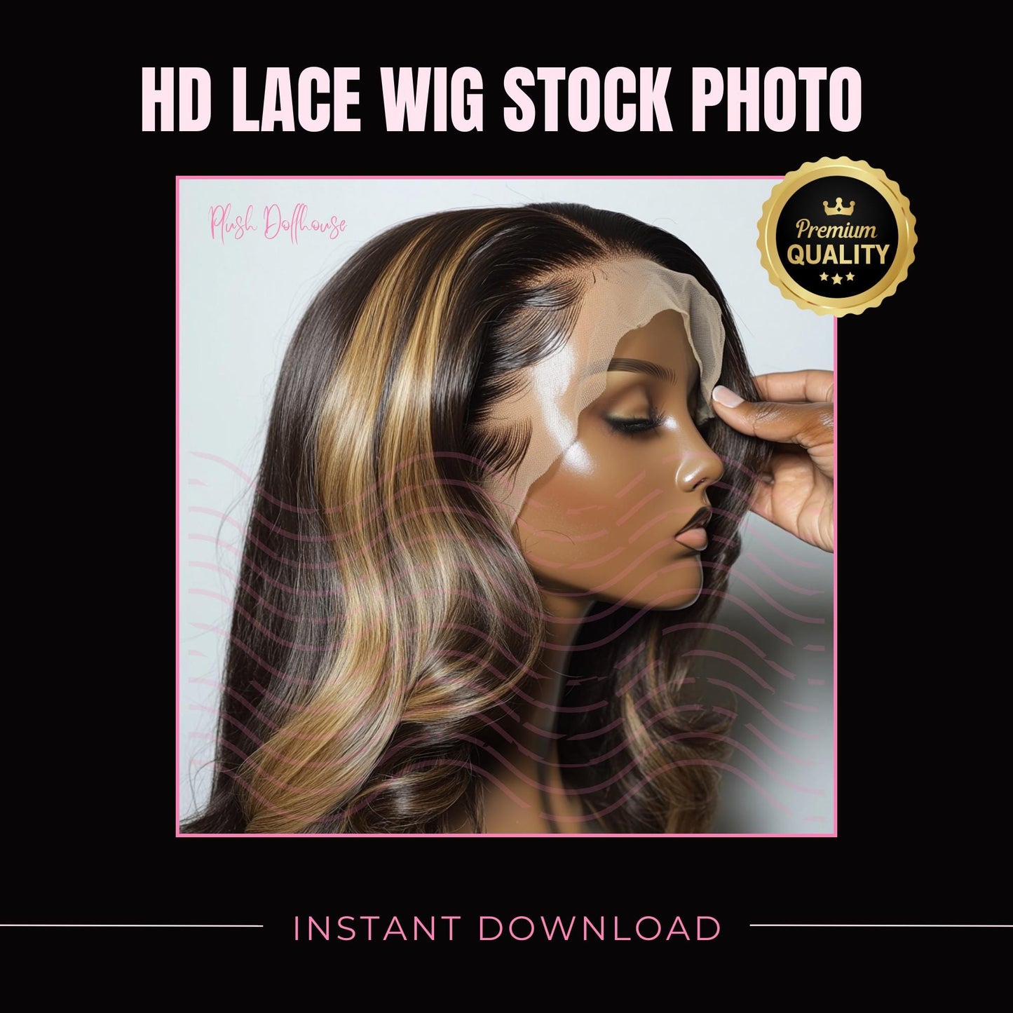 Hair Stock Photo | Hair Extensions Model | Beauty Model Stock Photo | Hair Stock Images | Instant Download | Ai Model | Virgin Hair