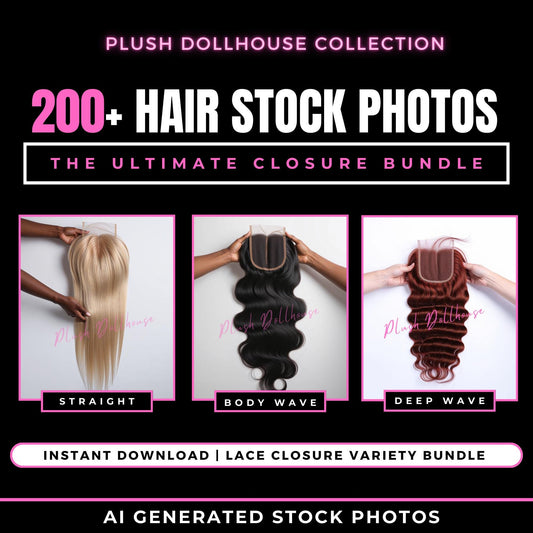 200 Hair Extension Stock Photos - Luxury Images - Hair Business - Digital Files