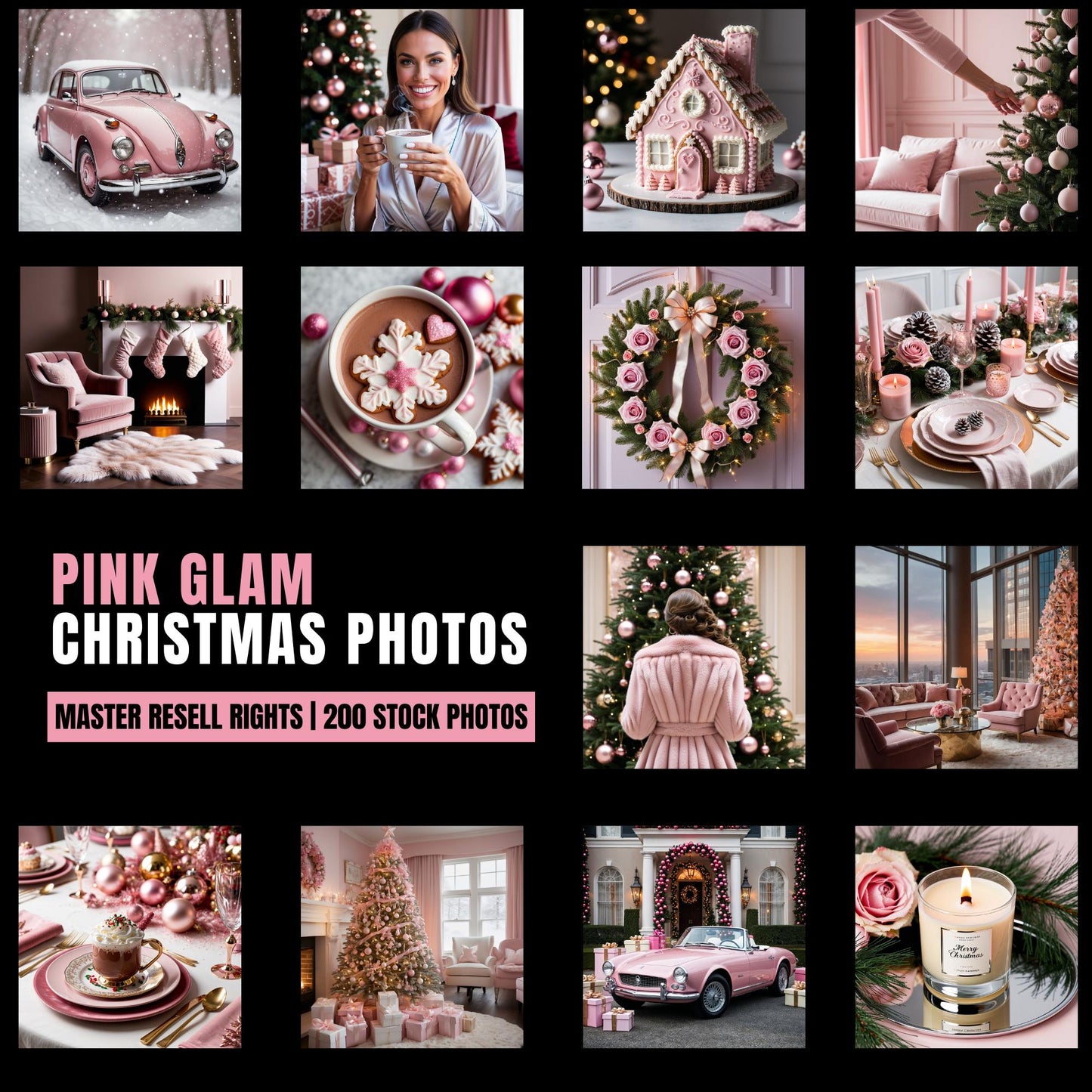 Vibrant Pink Glam Christmas Stock Photos - 200 High-Quality Images