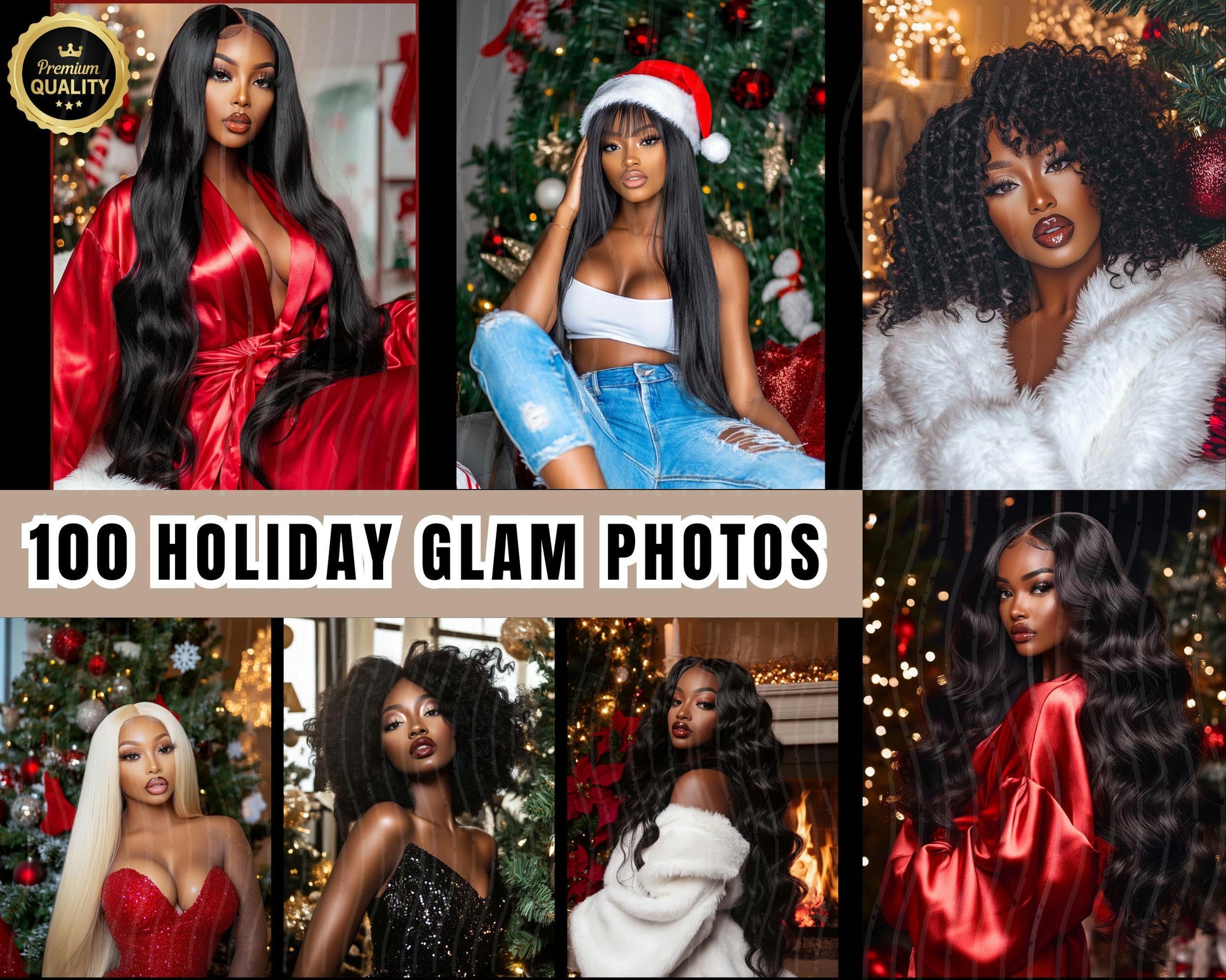 Chic Holiday Glam Stock Images - Download Now!