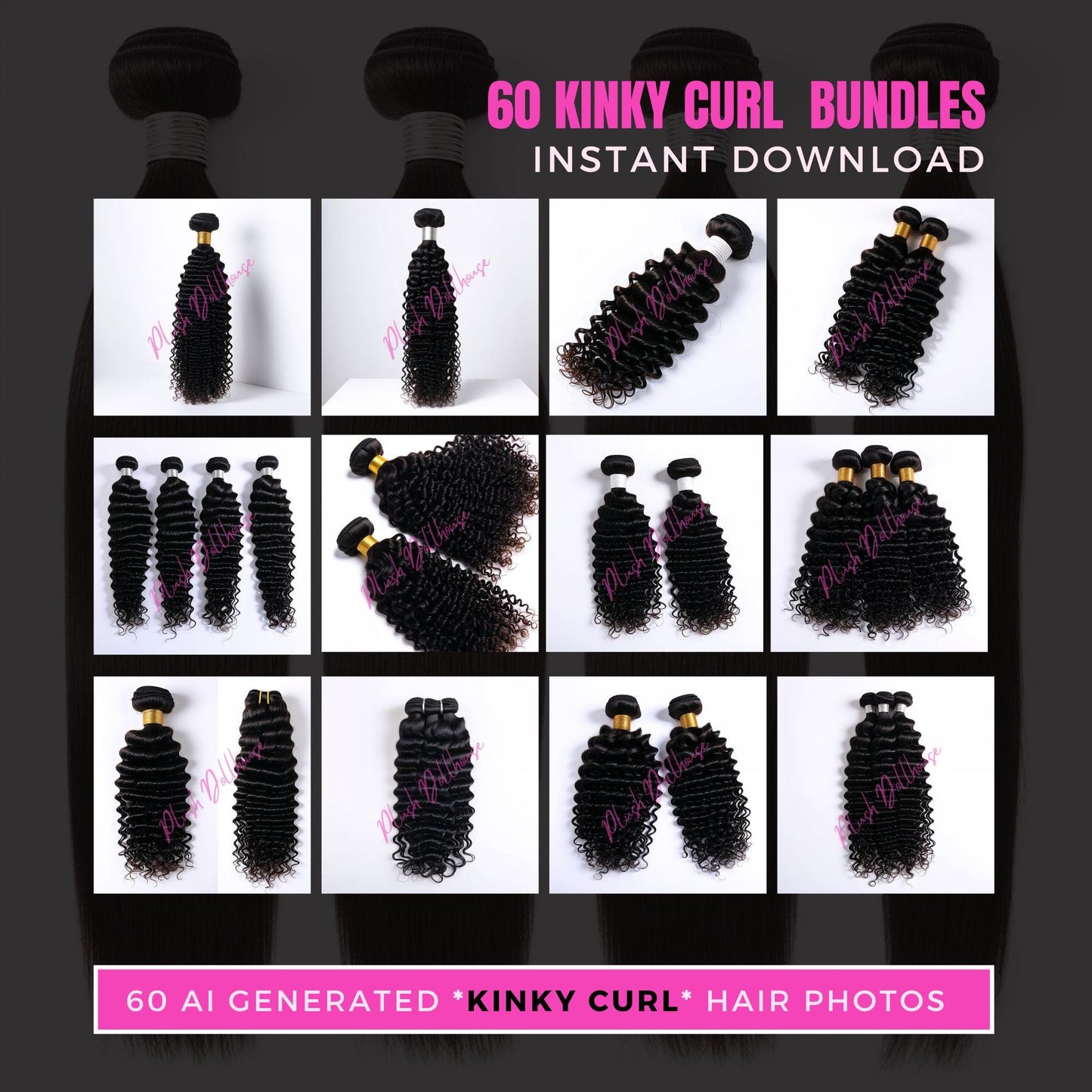 60 Kinky Curl Hair Stock Photos - Luxury Hair Images - Stunning Quality Images - Hair Stock Images Raw Hair Stock Photo