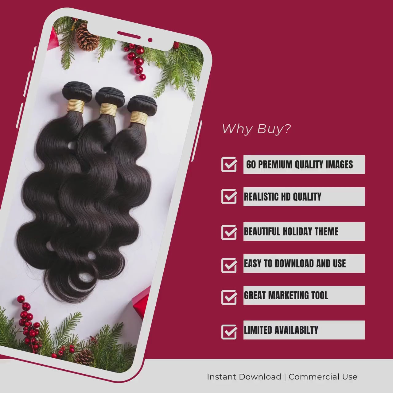 Holiday Hair Inspiration: 60 Christmas Stock Photos Available Now!